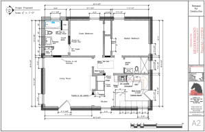 The proposed renovation plan.