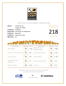 EarthCraft Renovation Certificate _478 Gift Ave